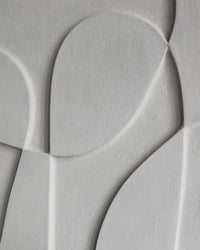 BOTANICA III, 80x80cm, soft natural