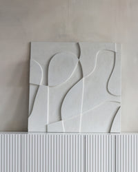 BOTANICA III, 80x80cm, soft natural
